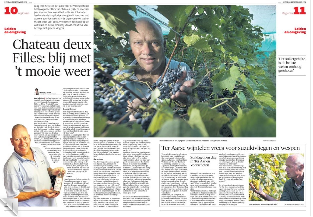 Chateau deux Filles: blij met 't mooie weer Chateau deux Filles: blij met 't mooie weer